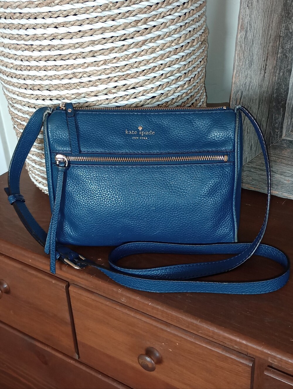 *REHAB* Kate Spade Blue Crossbody